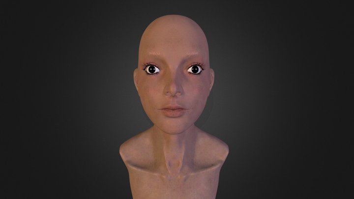 Femal Bust 3D Model