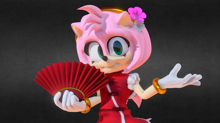 Amy Rose – Modello 3D gratuito STL