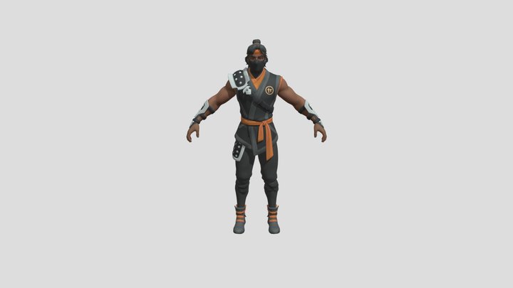 Fortnite Ninjago Cole 3D Model