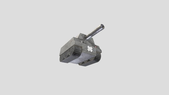 赤子戦車 3D Model