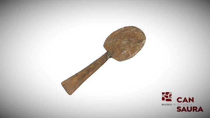 Espàtula de boix - Cova des Càrritx 3D Model