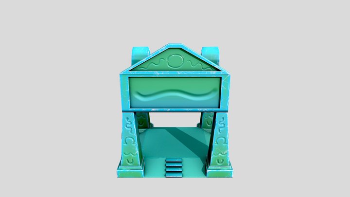 Temple 3D Model