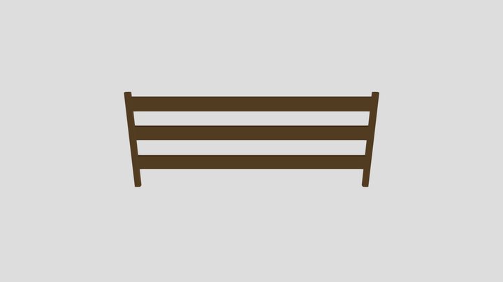 Basic Fence 3D Model