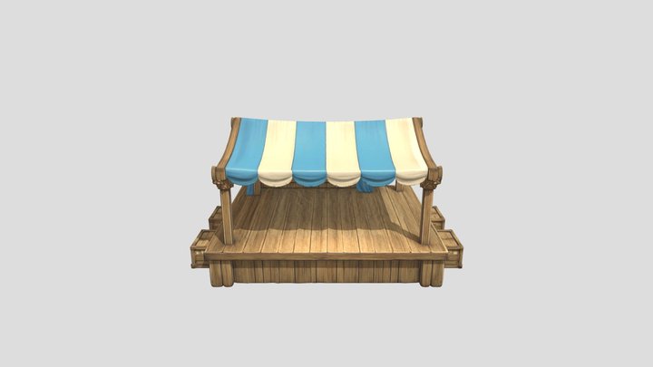 Palco de apresentação 3D Model
