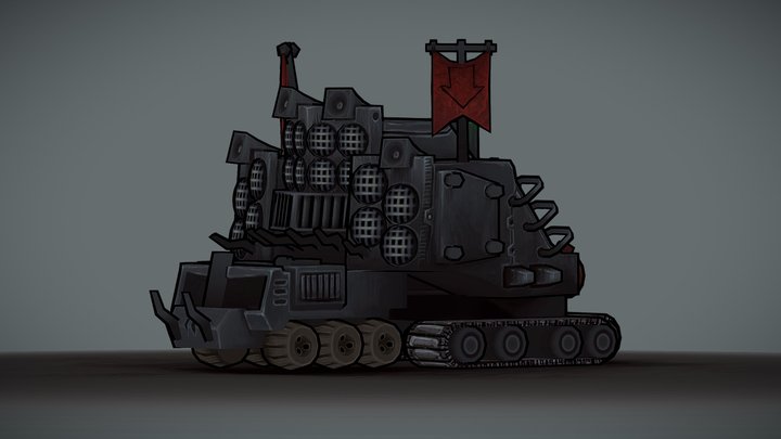 Battle Wagon 3D Model