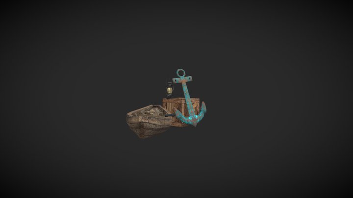 DAE 5 Finished props - By the Ocean 3D Model