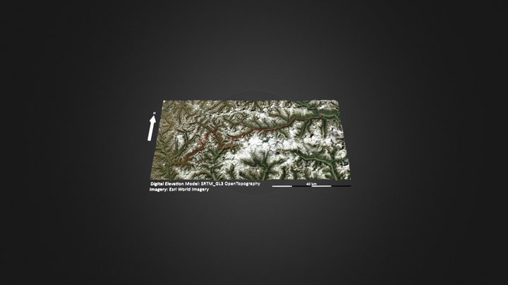 念青唐古拉山_徒步 – Modèle 3D gratuit STL