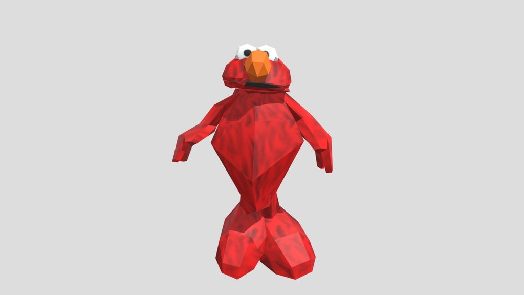 Elmo Mesh For Sims 4 Studio