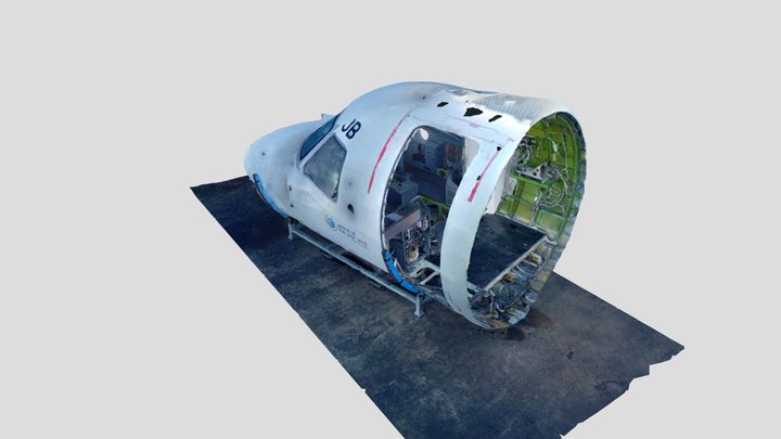 Embraer ERJ-135 (G-SAJB) Nose Section 3D Model