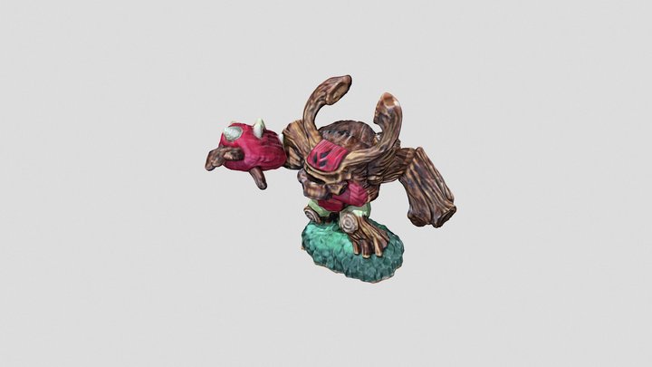 Wood-Skylander-large 3D Model