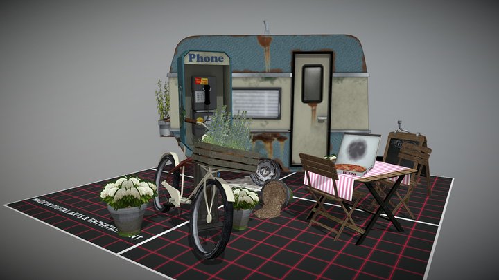 Props cityscene 3D Model