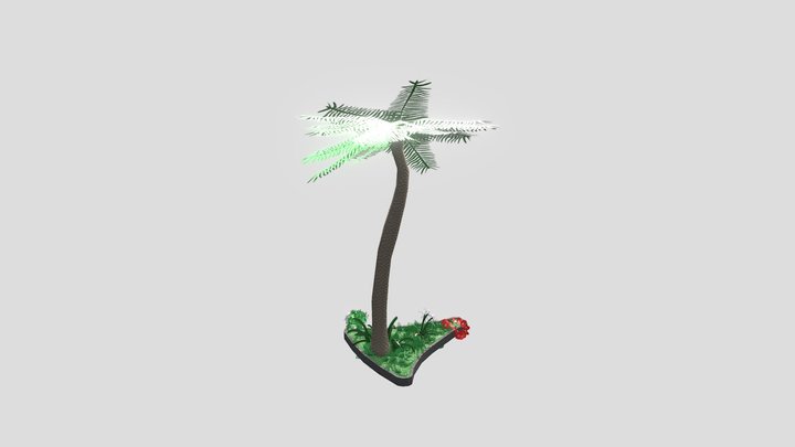 Foliage scene Road Island Hawaii 3D Model