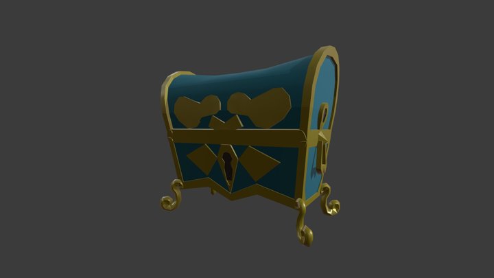 The Wind Waker chest 3D Model