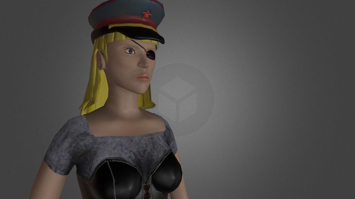 Cccp Woman 3D Model