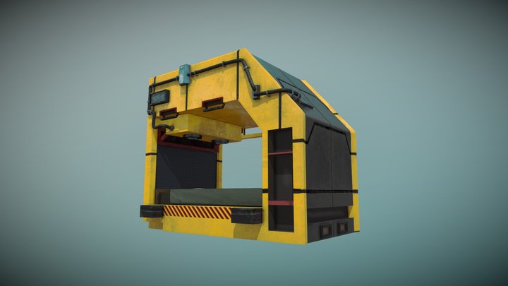 Sleeping Rack 3D Model