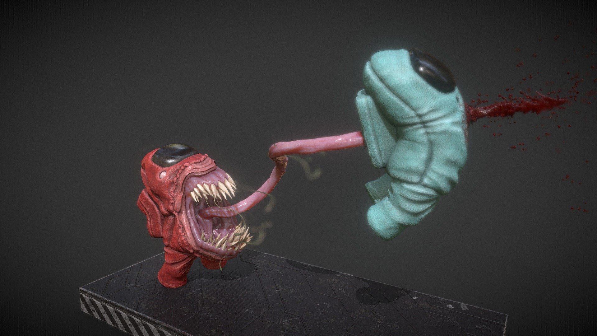 Among US Imposter Alien - 3D model by thecreatorx3d on Thangs
