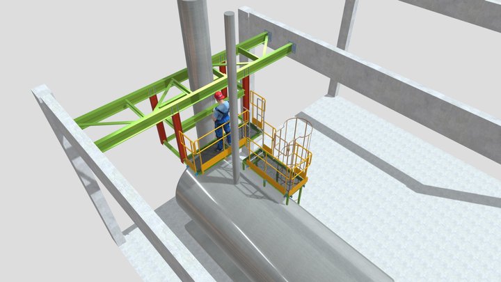 Plataforma Caldeira 5 3D Model