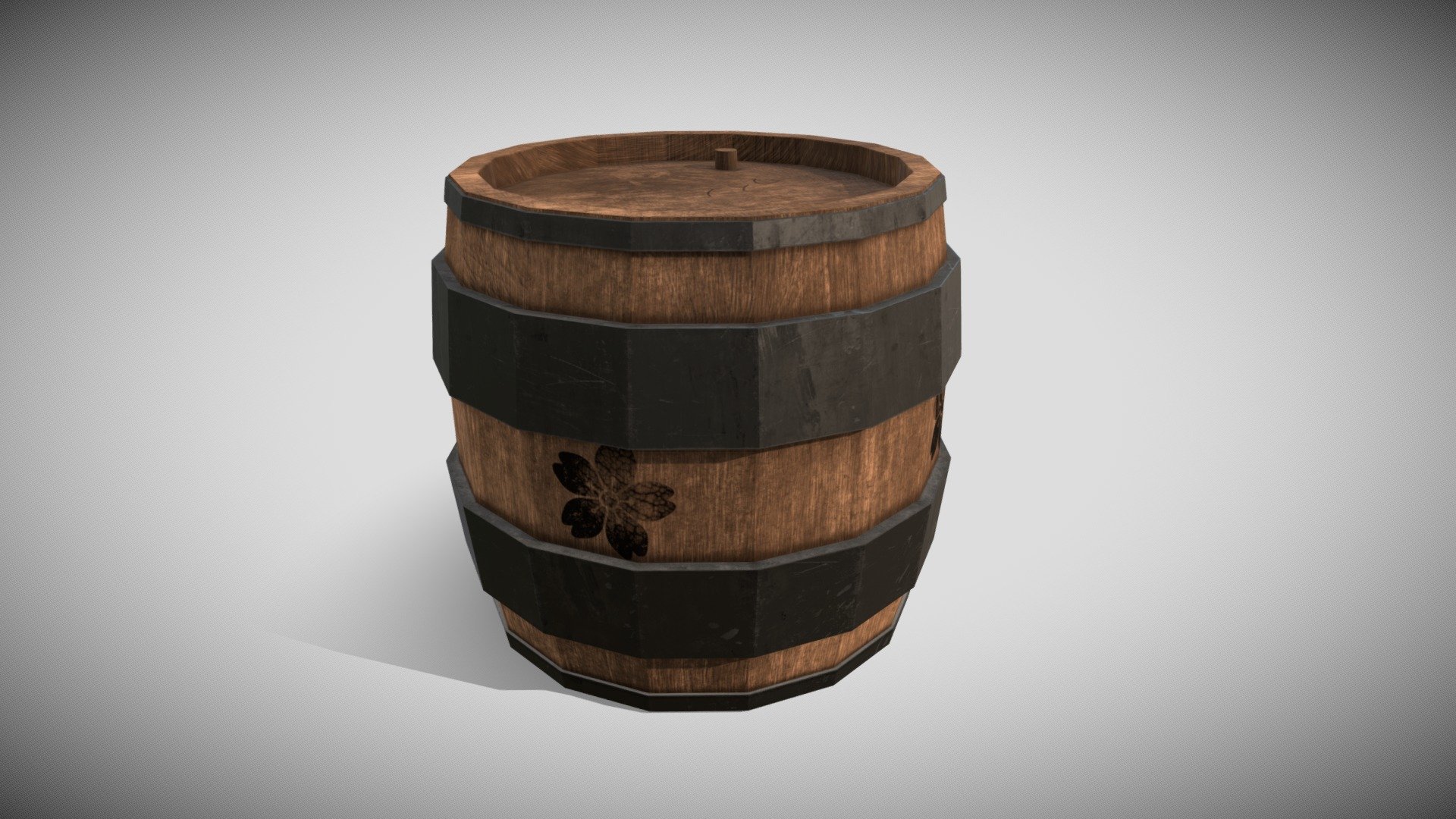 Low Poly Barel - HQ textures