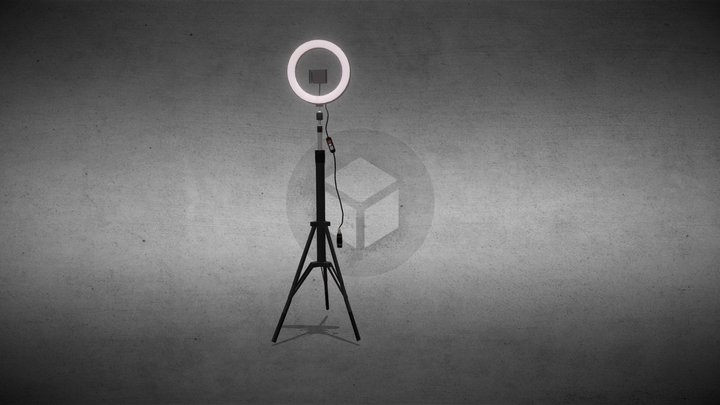 Ring ligth 3D Model