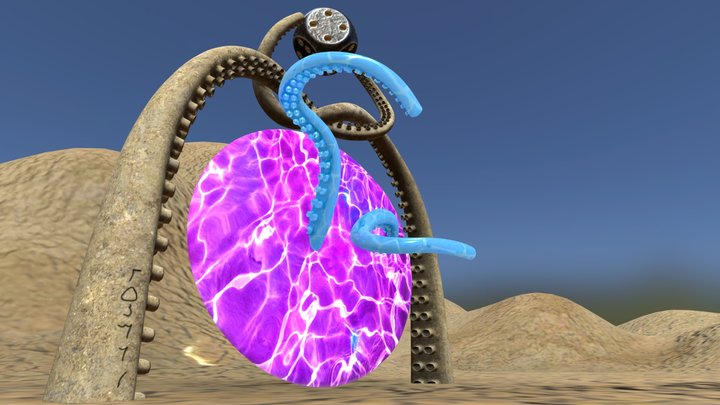 Tentacle Portal 3D Model