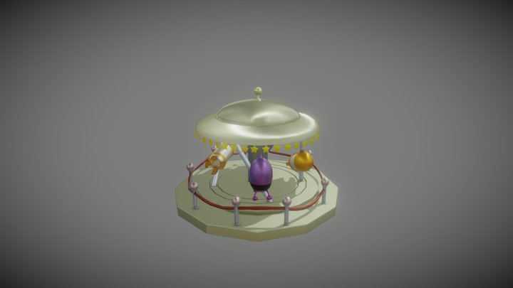 Space_Carousel 3D Model