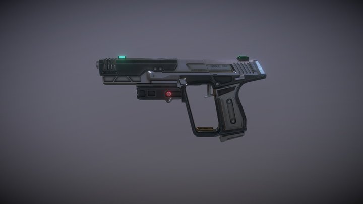 Scifi Magnum 3D Model