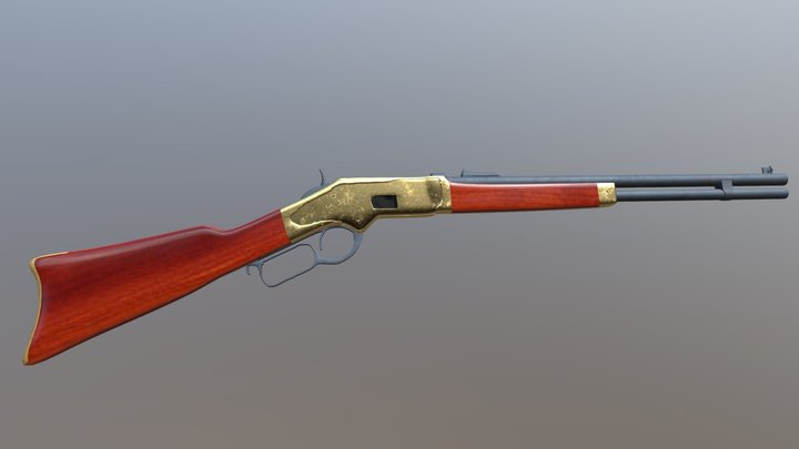Winchester Rifle 3D Model