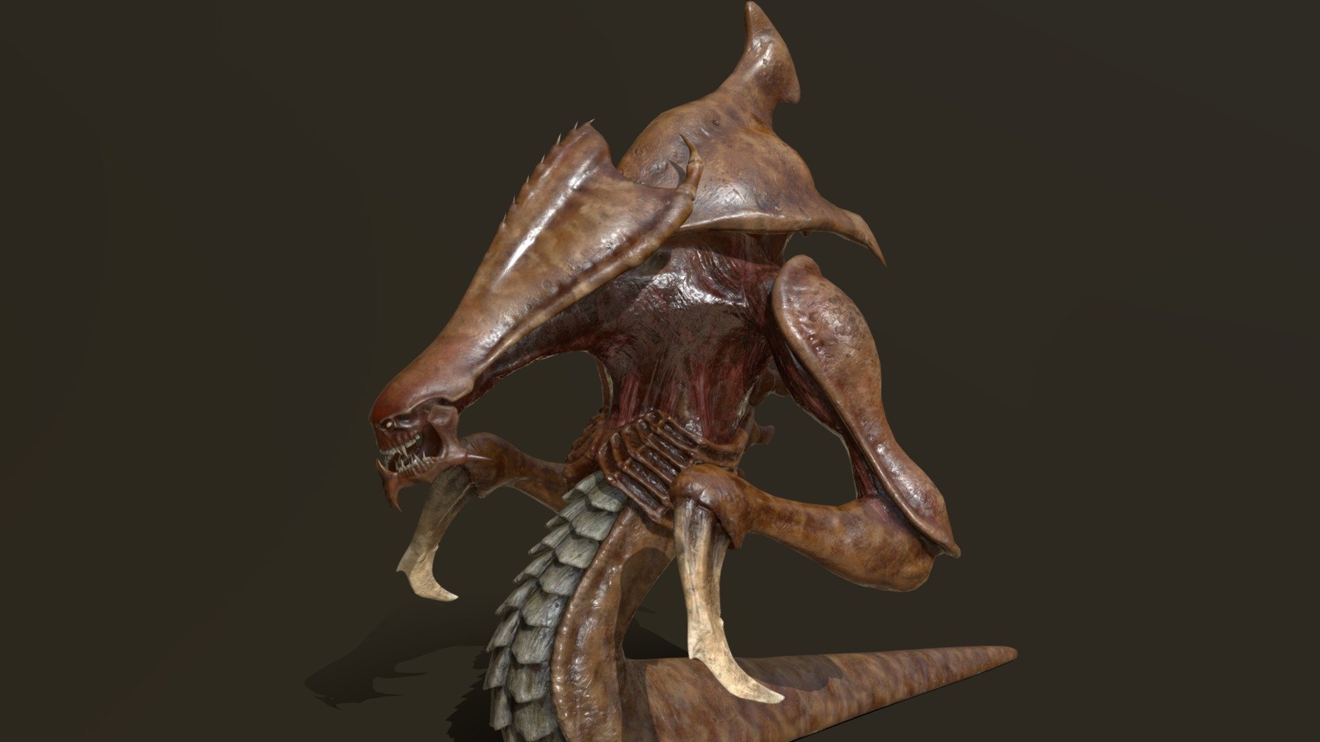 Hydra texturing WIP - 3D model by Robear (@xiaorobear) [1db82d7 ...