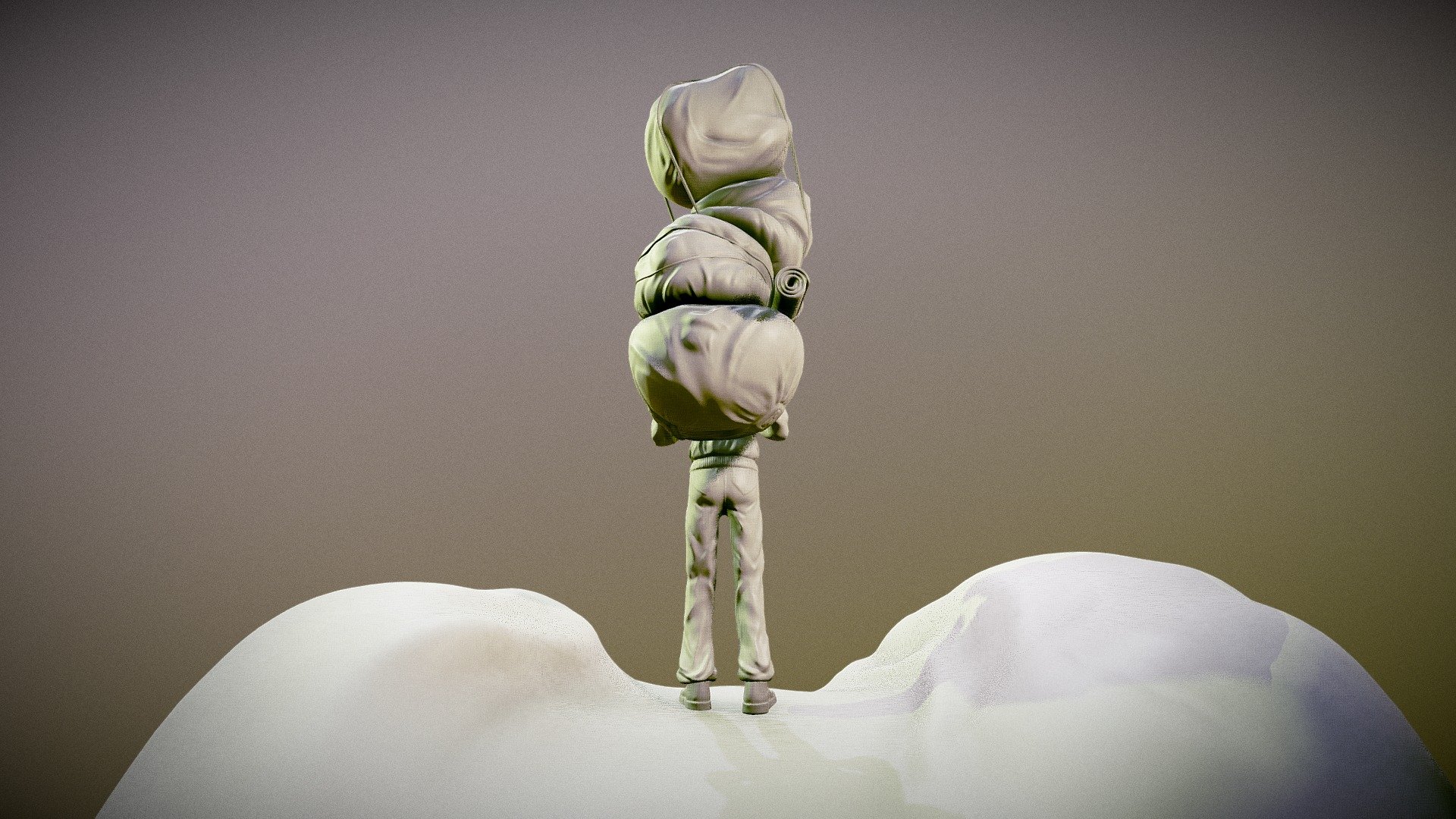 SculptJanuary18 Day 07: Adventure
