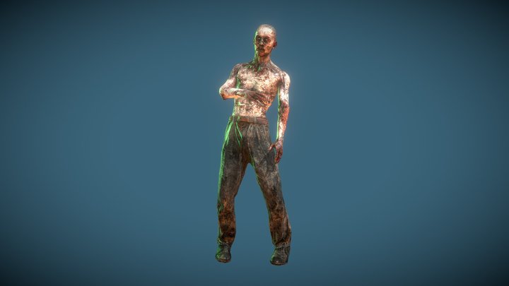 Zombies! Civilian Male 05 3D Model