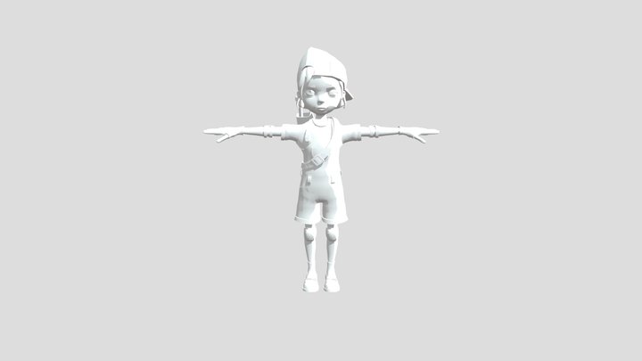 Basic Bravetposerigged 3D Model
