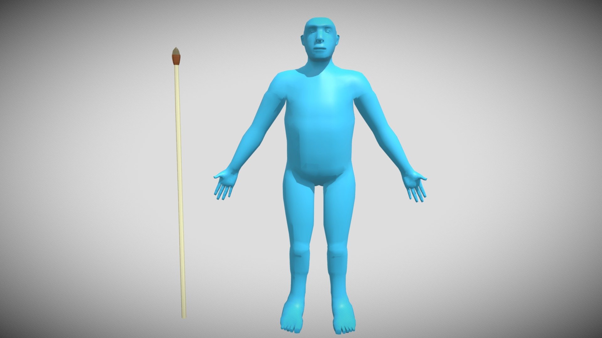 Neanderthal Composite - A-Pose