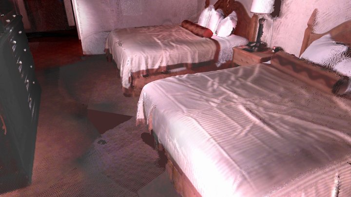 Dark Hotel Room (Dot3D, DPI-10 Kit, 19% pts) 3D Model