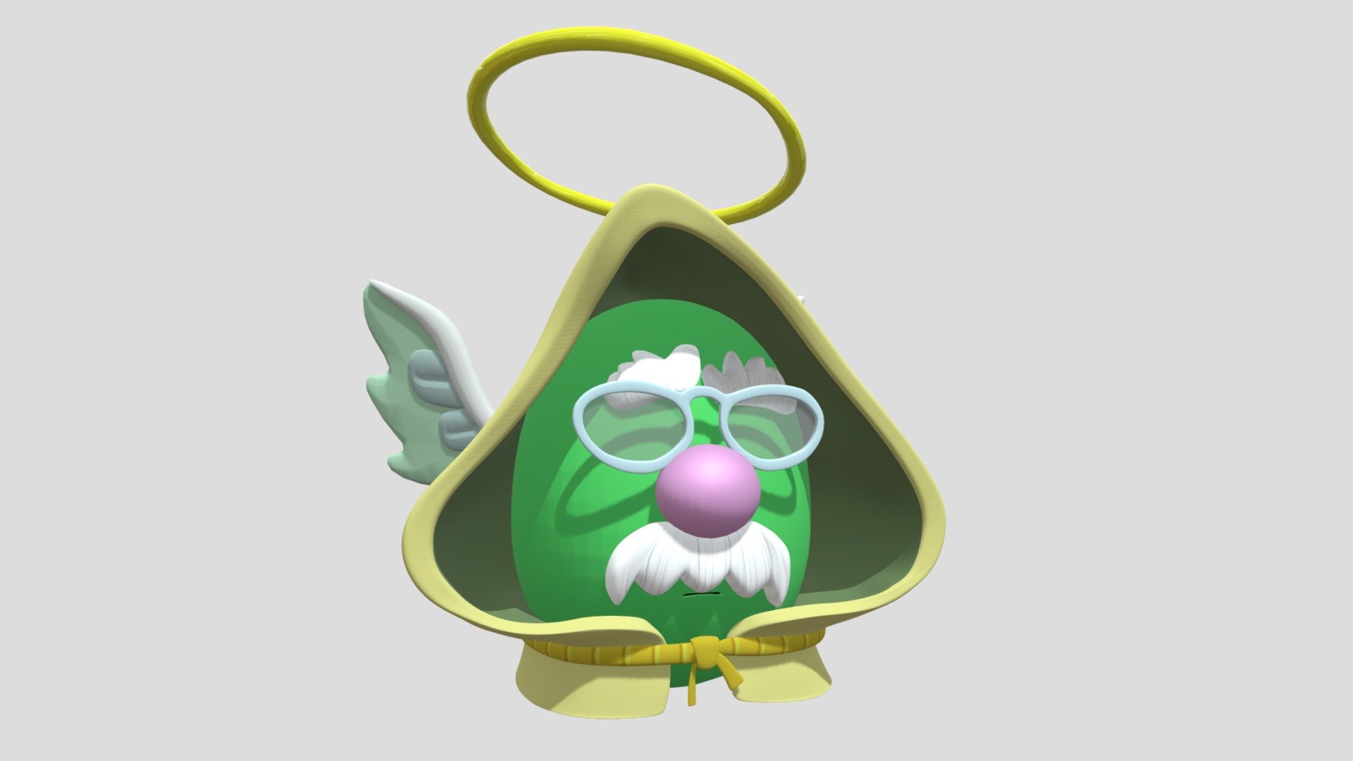Pa Grape as Angel - Download Free 3D model by 321Blender [1dbba8d ...