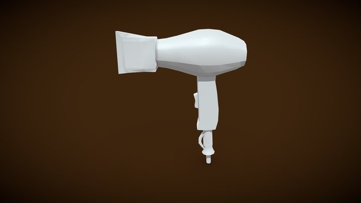 Hair Dryer 3D Model