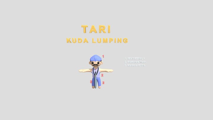 Dance Kuda Lumping 3D Model
