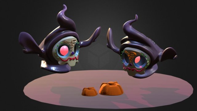 Feliz día de los muertos 2 3D Model