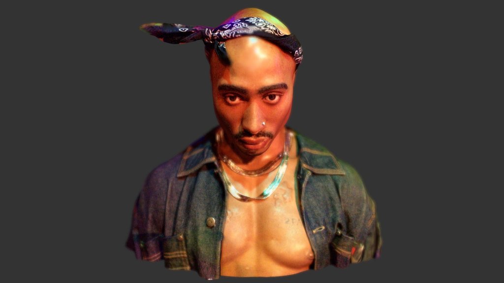 Tupac 3d Model By Tipatat Tipatat 1dbd458 Sketchfab