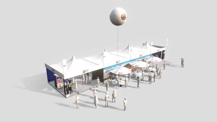 KJH 2023 EPF Booth - Pulau Pinang 3D Model