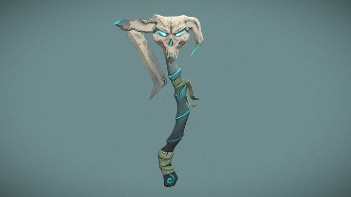 Stylized axe 3D Model