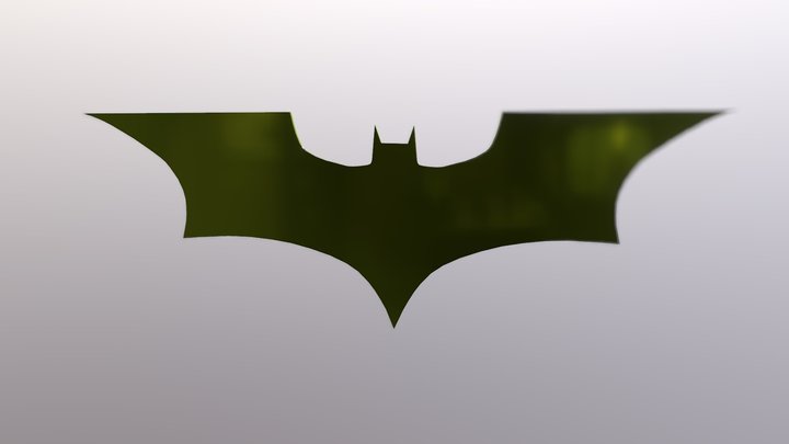 Batman Begins Batarang 3D Model