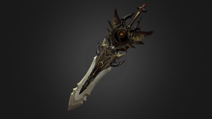 Dragon Sword 3D Model