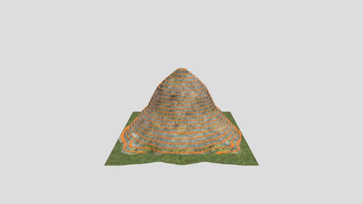 Simple Mountain 3D Model