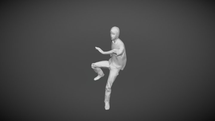 Swing Dancing 3D Model