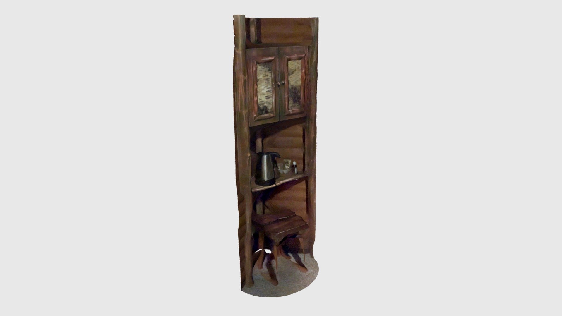 #watercolors fun. Tea corner in our room - Download Free 3D model by ...