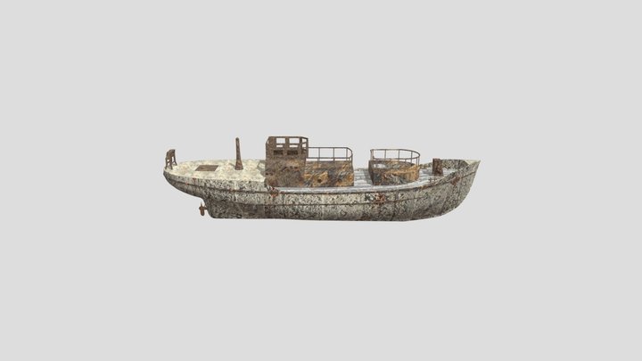 Poboljšani 14t minolovac N15 3D Model