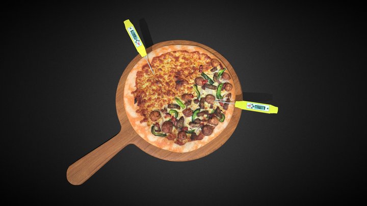 Pizza Temperature 3D Model