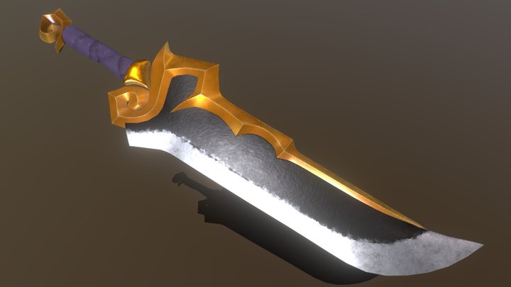 Fantasy sword 3D Model