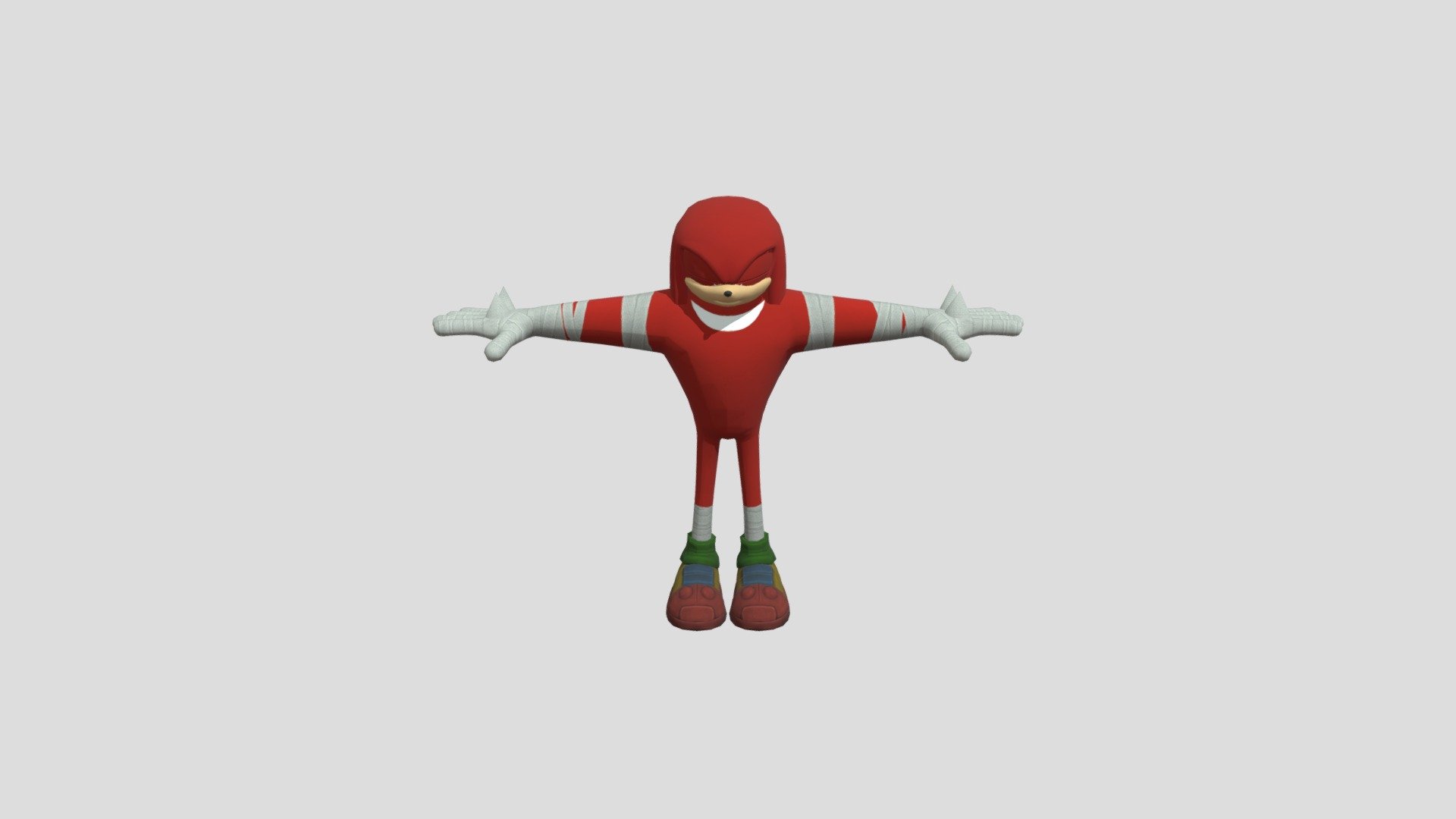 Knuckles The Echidna - Download Free 3D model by jdgamboazavatti2801 ...