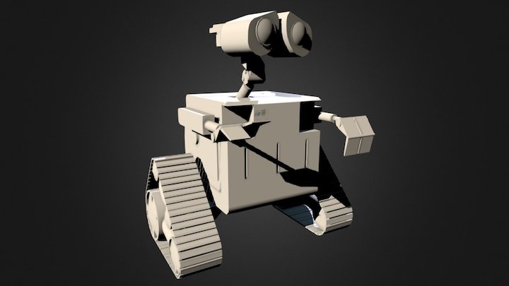 School EXAM (WALL-E 3D Model in 3hours) 3D Model